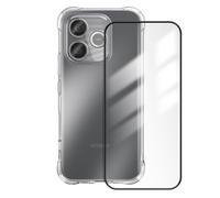 Avizar, Custodia per Honor 600 Lite Antishock A Angoli Bumper con Vetro Temprato