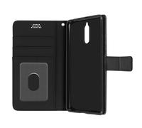 Custodia Huawei Opaco 10 Lite Cover Valvola Portafoglio Nero - Funzione Supporto
