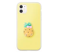 Avizar, Custodia per iPhone 11 con Motivo Ananas in Rilievo 3D e Bordo Rialzato