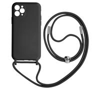 Avizar, Custodia per iPhone 11 Pro semirigida soft-touch con cordino da collo