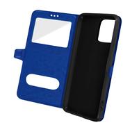 Custodia iPhone 13 çini Doppia Finestra Supporto Video Blu