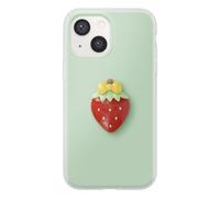 Avizar, Custodia per iPhone 13 con Motivo Fragola in Rilievo 3D e Bordo Rialzato