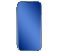 Avizar, Custodia per iPhone 13 Pro Max Design a Specchio Traslucido Stand, Blu