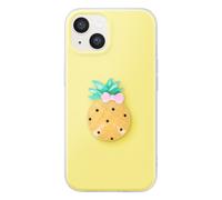 Avizar, Custodia per iPhone 15 con Motivo Ananas in Rilievo 3D e Bordo Rialzato