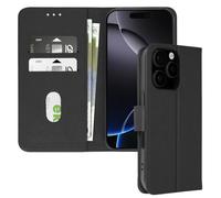 Avizar Custodia per iPhone 16 Pro copertina portafoglio supporto video, Nero