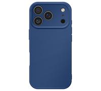 Avizar Custodia per iPhone 17 Pro Modello Soft-Touch in Silicone Morbido Antiscivolo, Blu scuro