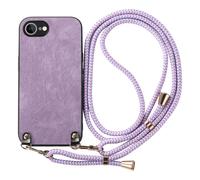 Avizar, Custodia per iPhone 17e Effetto Pelle Vintage con Cordino Regolabile