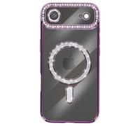Avizar, Custodia per iPhone Air Compatibile con Bordo con Strass, Viola