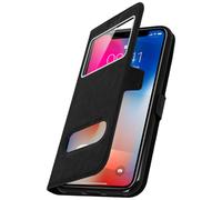 Avizar, Custodia per iPhone X / XS Funzione Stand con Doppia Finestra