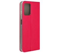 Avizar, Custodia per Moto G24 e G04 portacarte supporto video, Rosso