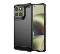 Avizar, Custodia per Moto G67 in Silicone Effetto Carbonio Texture Spazzolata