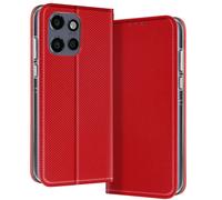 Avizar Custodia per Motorola Edge 50 Neo, Edge 60 Neo e ThinkPhone 25 Supporto per schede Clapet, Rosso