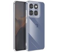 Avizar Custodia per Motorola Edge 60 Fusion Silicone Flessibile, Trasparente
