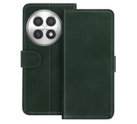 Avizar, Custodia per OnePlus 13 Flip Vintage Supporto Video, Verde pino