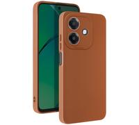 Avizar, Custodia per Oppo A40 Silicone Matte Blocco Camera Protetto, Marrone