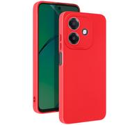 Avizar, Custodia per Oppo A40 Silicone Matte Blocco Camera Protetto, Rosso