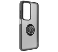 Avizar, Custodia per Oppo A5 con supporto ad anello e fissaggio magnetico, Nero