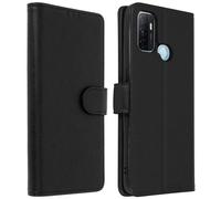 Avizar, Custodia per Oppo A53 / A53s portadocumenti Funzione Supporto, Nero