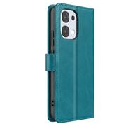 Avizar, Custodia per Oppo A6 Pro Folio Classica con Funzione Supporto, Turchese