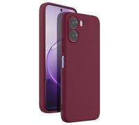 Avizar, Custodia per Oppo A6x Soft-Touch in Silicone Serie Fast Cover, Bordeaux