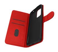 Custodia per Oppo Find A94 5G con portacarte e funzione supporto rossa