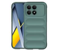 Avizar, Custodia per Poco F8 Pro 5G con Rilievo 3D e Grip Antiscivolo, Verde