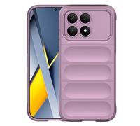 Avizar, Custodia per Poco F8 Pro 5G con Rilievo 3D e Grip Antiscivolo, Viola
