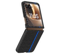 Avizar, Custodia per Razr 70 Ultra Effetto Fibra di Carbonio Rigida