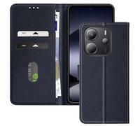 Avizar Custodia per Redmi Note 14 4G Supporto video multifunzionale, Blu scuro