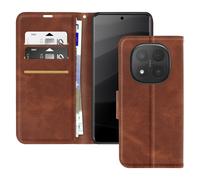 Avizar Custodia per Redmi Note 14 Pro Supporto video con cinturino da polso, Marrone scuro
