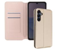 Avizar, Custodia per Galaxy A16 copertina portacarte supporto video, Oro