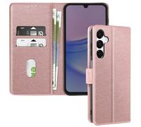 Avizar Custodia per Samsung Galaxy A16 copertina portafoglio supporto video, Rosa Champagne