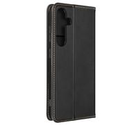 Avizar Custodia per Samsung Galaxy S24 / S25 portafoglio copertina magnetica, Nero