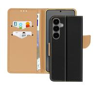 Avizar Custodia per Samsung Galaxy S25 Supporto video Fancy, Nero / Oro