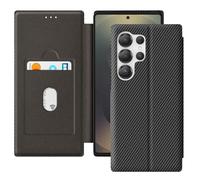 Avizar, Custodia per Galaxy S25 Ultra Portacarte anti RFID, Nero