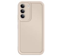 Avizar Custodia per Samsung S22 Silicone Soft Touch con Bordi Rinforzati, Beige