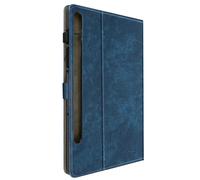 Avizar, Custodia per Tab S9 e S9 FE portacarte supporto video, Blu notte