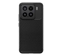 Avizar, Custodia per Xiaomi 15 Tosturato Effetto Carbonio in Silicone, Nero