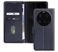 Avizar, Custodia per Xiaomi 15 Ultra Risvolto Portafoglio Video, Blu notte