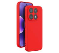 Avizar, Custodia per Xiaomi 17 Soft-Touch in Silicone Serie Fast Cover, Rosso