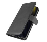 Avizar, Custodia per Xiaomi Poco F6 portafoglio supporto stile vintage, Nero