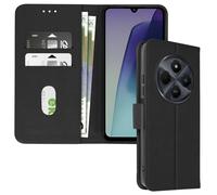 Avizar Custodia per Xiaomi Redmi 14C copertina portafoglio e supporto video, Nero