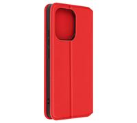 Avizar, Custodia per Xiaomi Redmi Note 13 4G portacarte supporto video, Rosso