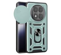Avizar Custodia per Xiaomi Redmi Note 14 Pro e 14 Pro Plus con anello, Verde chiaro