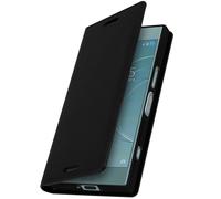 Custodia in pelle nera Avizar per Sony Xperia XZ1 Compact