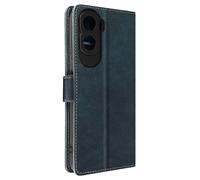 Avizar, Custodia portafoglio blocco RFID per Honor 90 Lite, Blu notte
