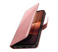 Avizar, Custodia Portafoglio Chesterfield per Xiaomi Redmi 17C con Stand, Rosa