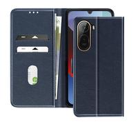 Avizar, Custodia Redmi A7 Pro Serie Chesterfield con Porta Carte e Supporto, Blu