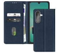 Avizar Custodia Samsung Galaxy A26 A Libro Portafoglio Supporto Video, Blu scuro