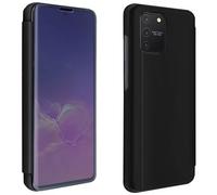 Avizar - Custodia Samsung Galaxy S10 Lite Translucido Specchio Supporto Video Nero